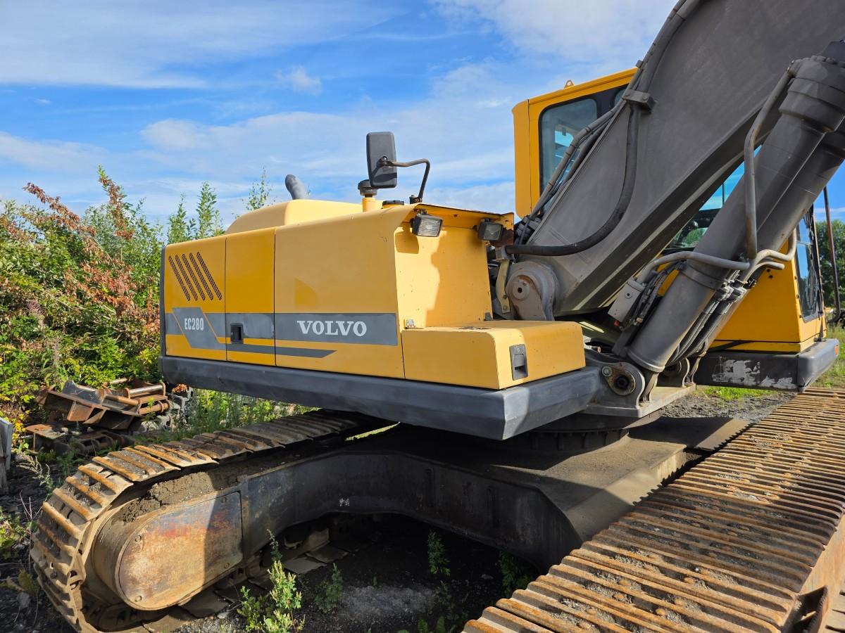 1998 Volvo EC 280 beltegraver 13782 TIMER 29 tonn