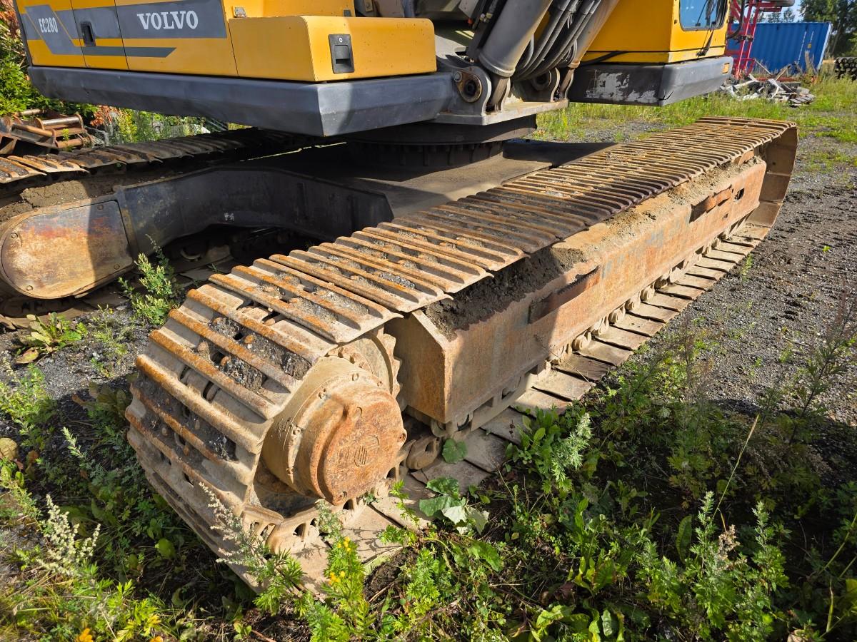 1998 Volvo EC 280 beltegraver 13782 TIMER 29 tonn