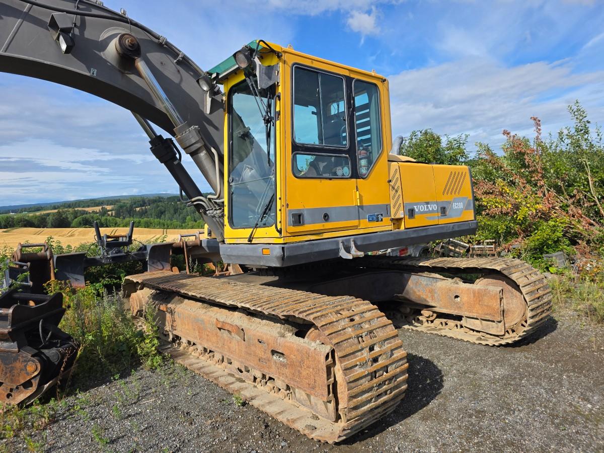 1998 Volvo EC 280 beltegraver 13782 TIMER 29 tonn