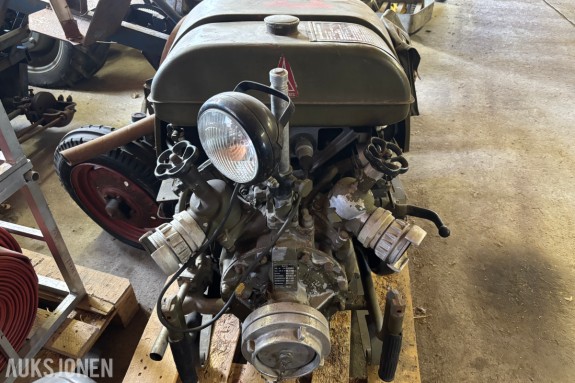 1969 MAGIRUS TS 8/8 BRANNPUMPE – VOLKSWAGEN Type 122 Motor – MYE UTSTYR