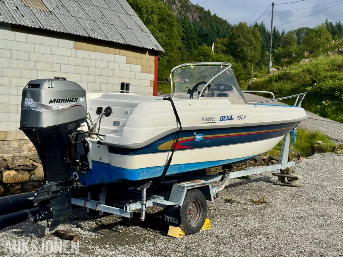 2007 Bella 490 R Skjærgårdsjeep med Mariner 50 hk