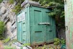 10 fots stålcontainer med verktøy og materiell