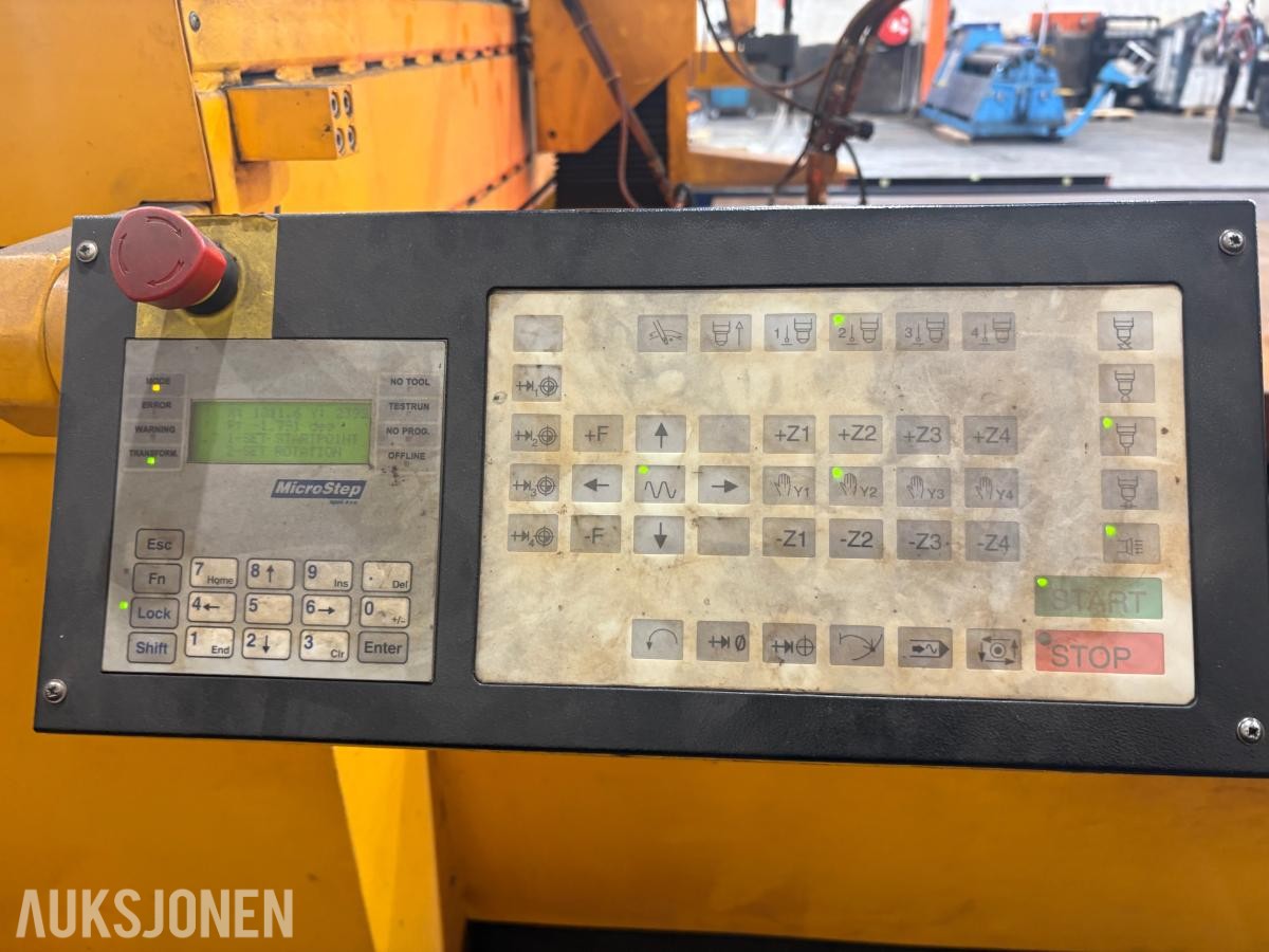 2014 MicroStep CombiCut 6001.25PrkG + CH800P plasma-/gasskjærebord med rørskjæring