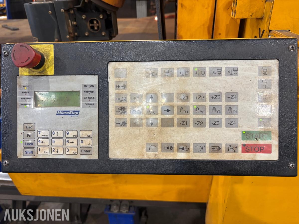 2014 MicroStep CombiCut 6001.25PrkG + CH800P plasma-/gasskjærebord med rørskjæring