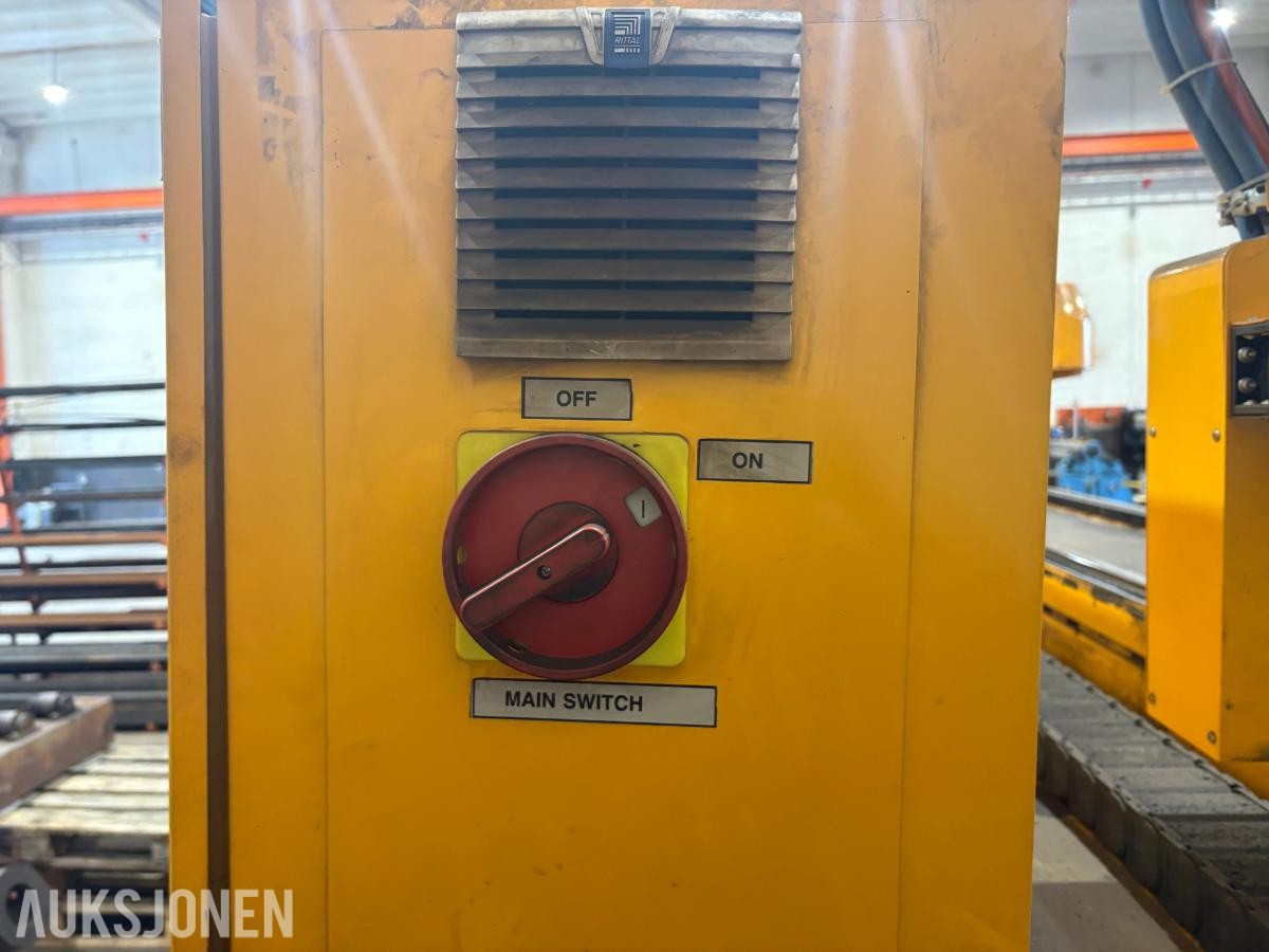 2014 MicroStep CombiCut 6001.25PrkG + CH800P plasma-/gasskjærebord med rørskjæring