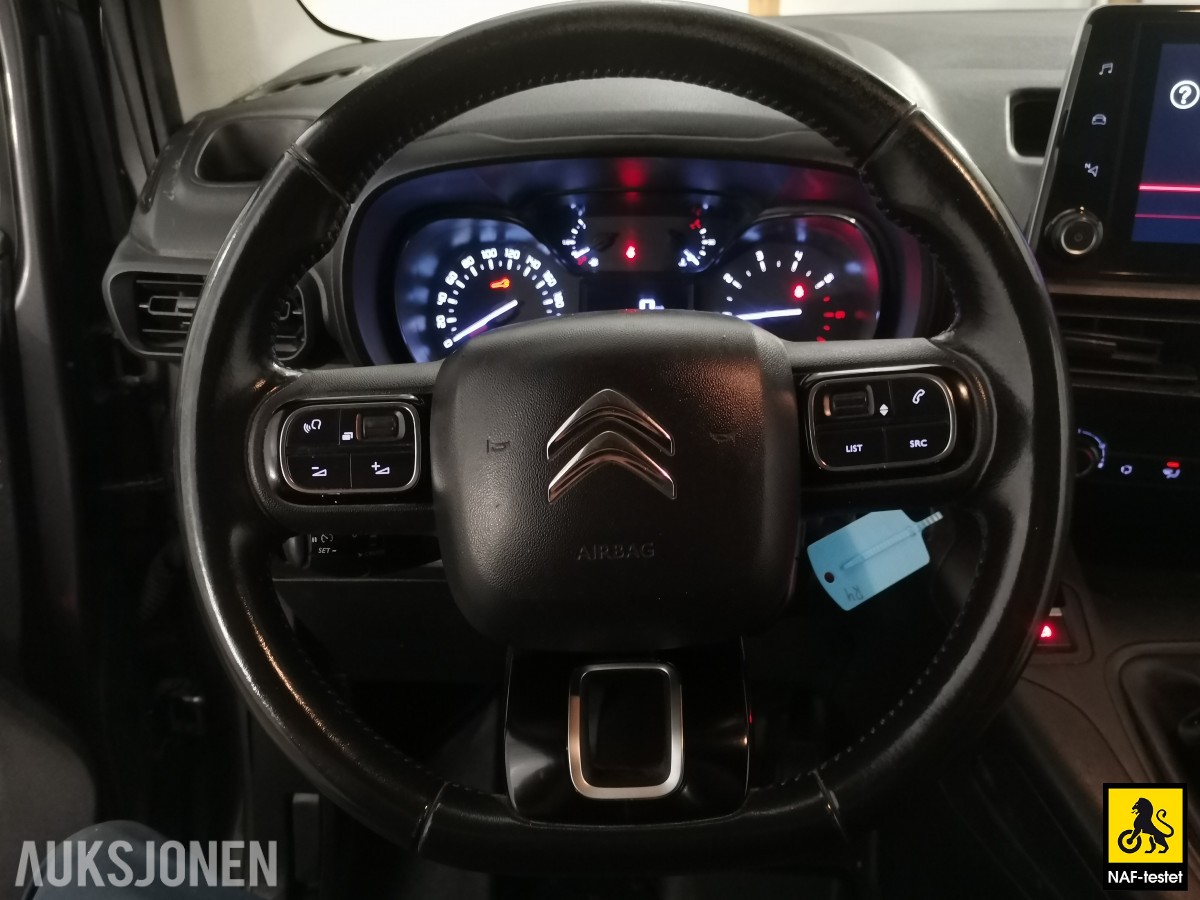 2020 Citroen Berlingo BlueHDI 102 HK L1 HENGERFESTE CRUISE SKYVEDØRER