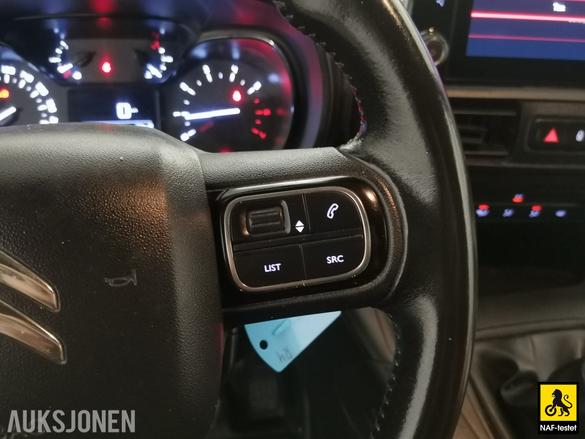 2020 Citroen Berlingo BlueHDI 102 HK L1 HENGERFESTE CRUISE SKYVEDØRER