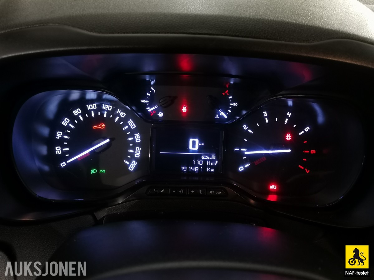 2020 Citroen Berlingo BlueHDI 102 HK L1 HENGERFESTE CRUISE SKYVEDØRER