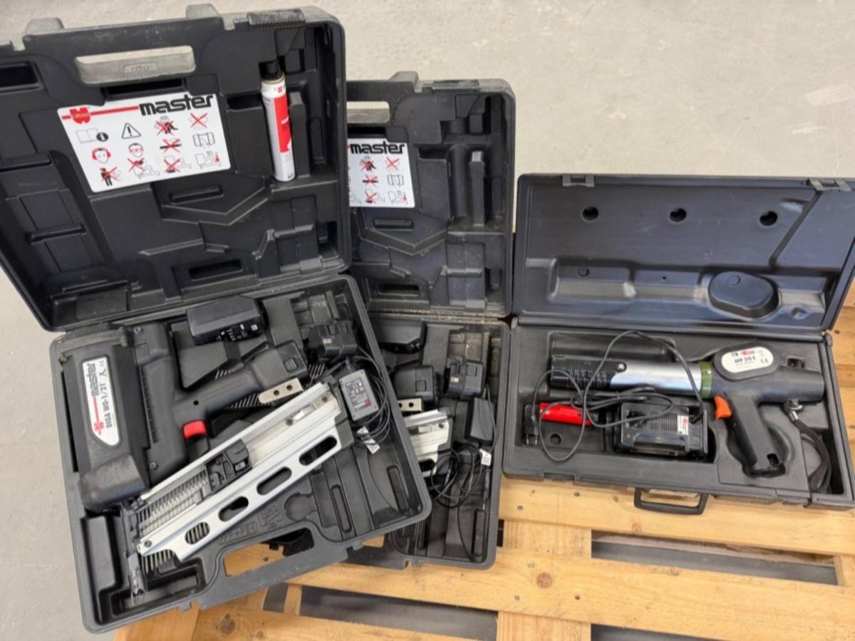 Wurth batteri spikerpistoler (2 stk) og fugepistol