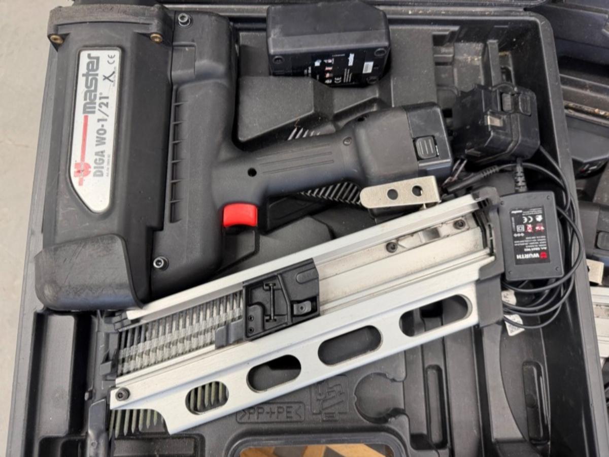 Wurth batteri spikerpistoler (2 stk) og fugepistol