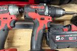 Milwaukii pakke med: kapp/gjere sag, stikksag, sirkelsag, muttertrekker, drill +++