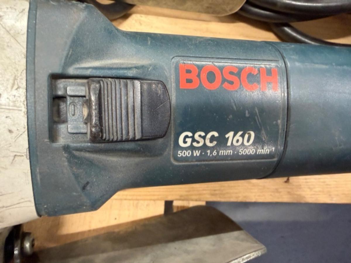 Hilti boltepistol, Bosch formsakser, Draco rørkutter m/m.