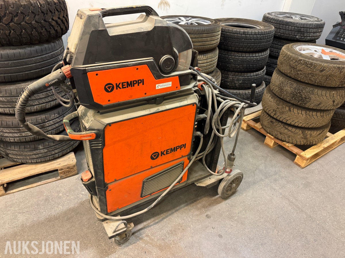 KEMPPI X5 SVEISEANLEGG MED X5 COOLER OG GASSFLASKEVOGN