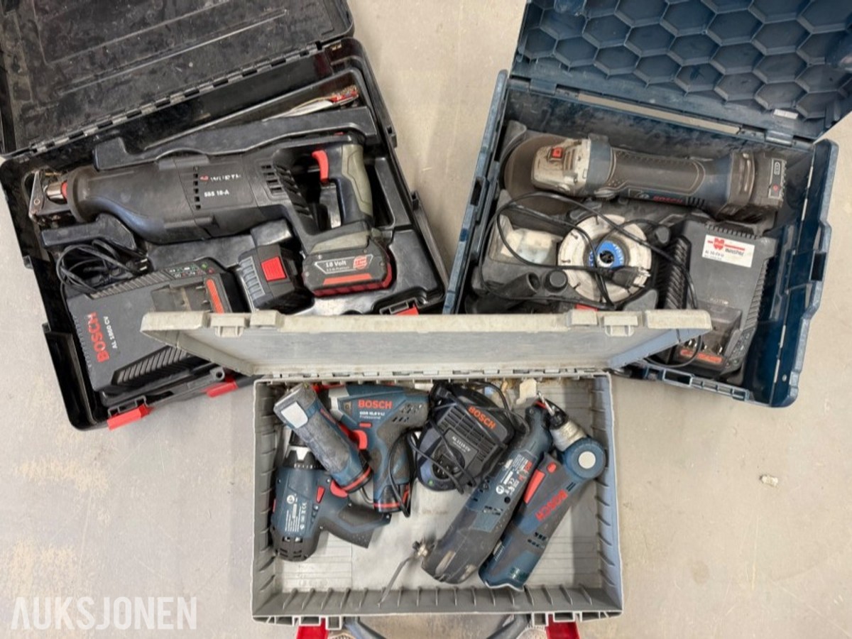 Wurth og Bosch batteriverktøy