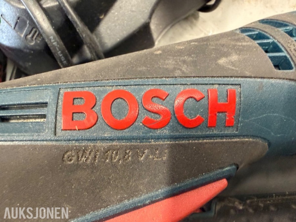 Wurth og Bosch batteriverktøy