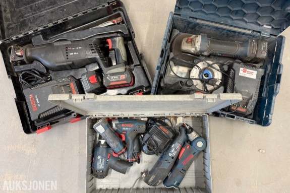 Wurth og Bosch batteriverktøy