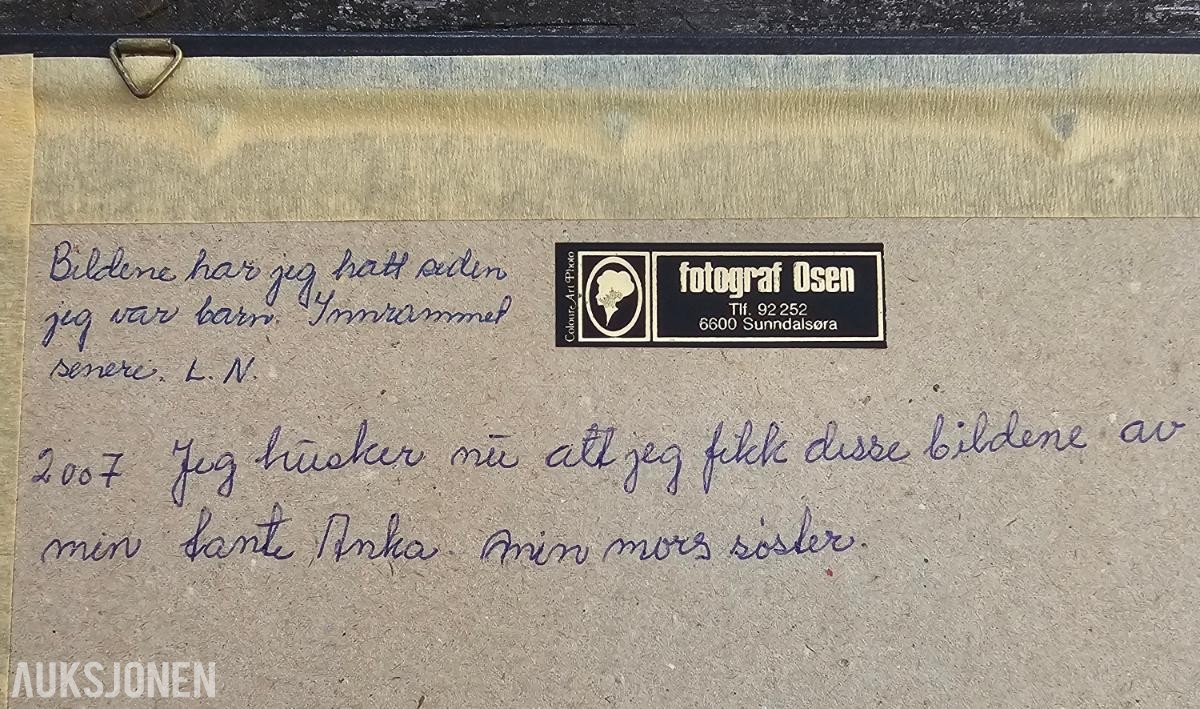 1890 Tegning av Bernt Grønvold Barnetegning