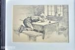 1890 Tegning av Bernt Grønvold Barnetegning