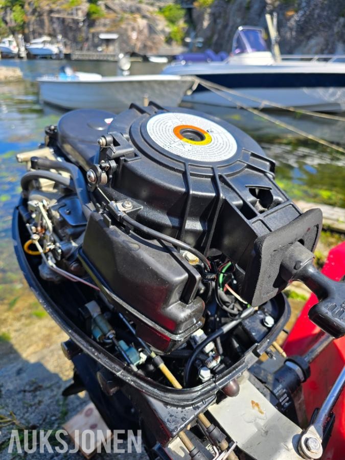 2008 River 350xr båt med firtakter Mercury