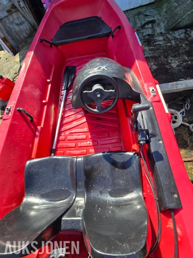 2008 River 350xr båt med firtakter Mercury