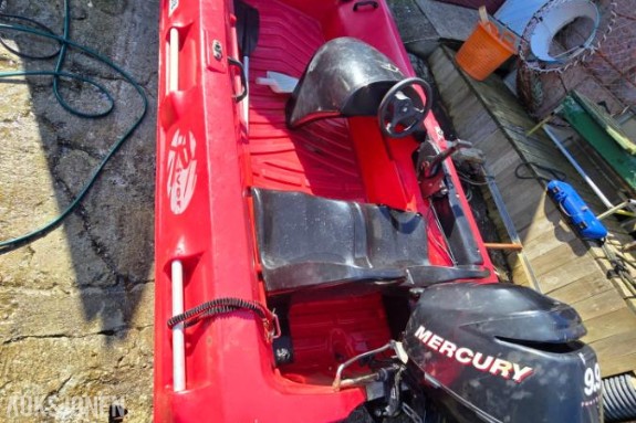 2008 River 350xr båt med firtakter Mercury