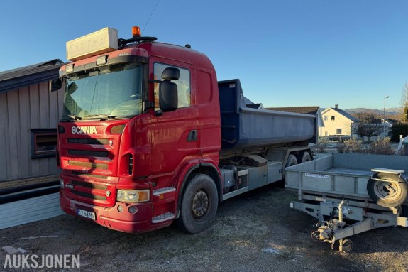 2008 Scania R-serie krokbil - med krokkasse