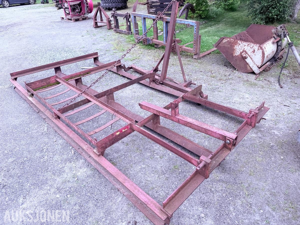 Stor planeringsramme / gårdsplanharv – 3-punkt