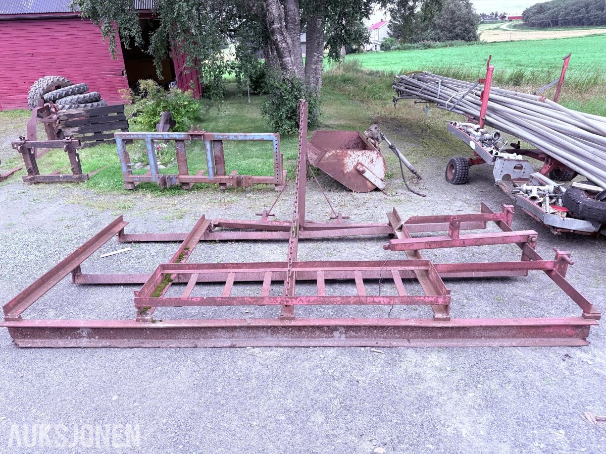 Stor planeringsramme / gårdsplanharv – 3-punkt