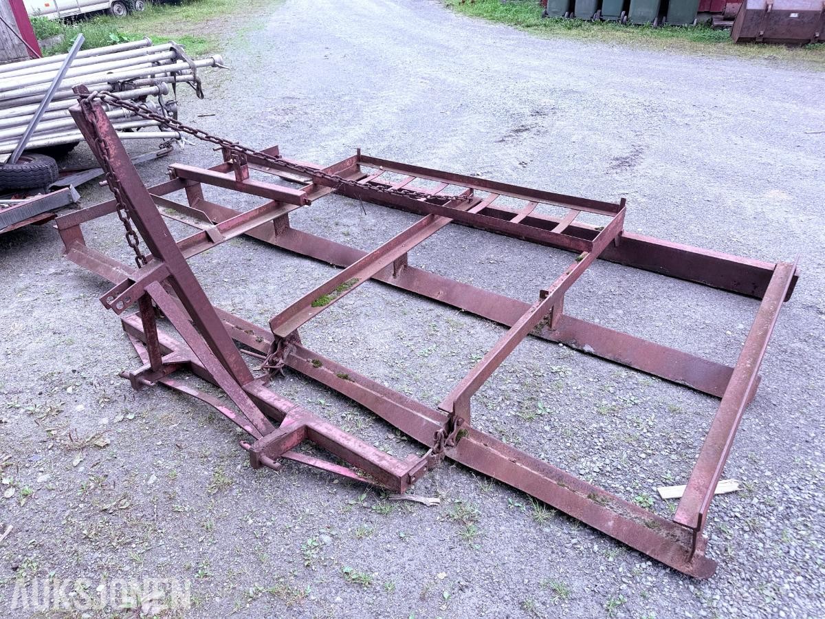 Stor planeringsramme / gårdsplanharv – 3-punkt