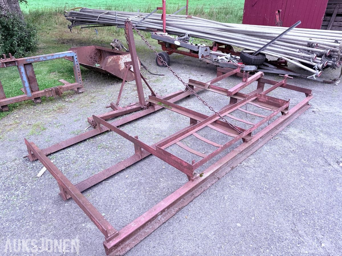 Stor planeringsramme / gårdsplanharv – 3-punkt