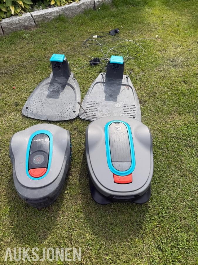 2 stk Gardena robotgressklippere  SILENO CITY, SILENO LIFE