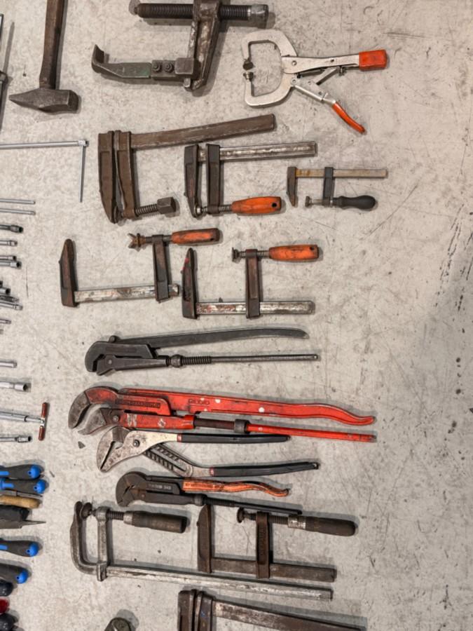 Stort parti verkstedverktøy – Stahlwille, Hyundai, Dowidat, Thürmer og Würth