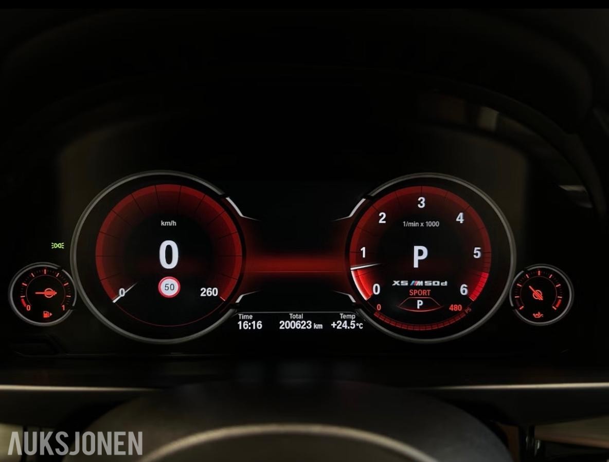 2017 BMW X5 M50d xDrive M-sport 360 ryggekamera, Webasto, HUD