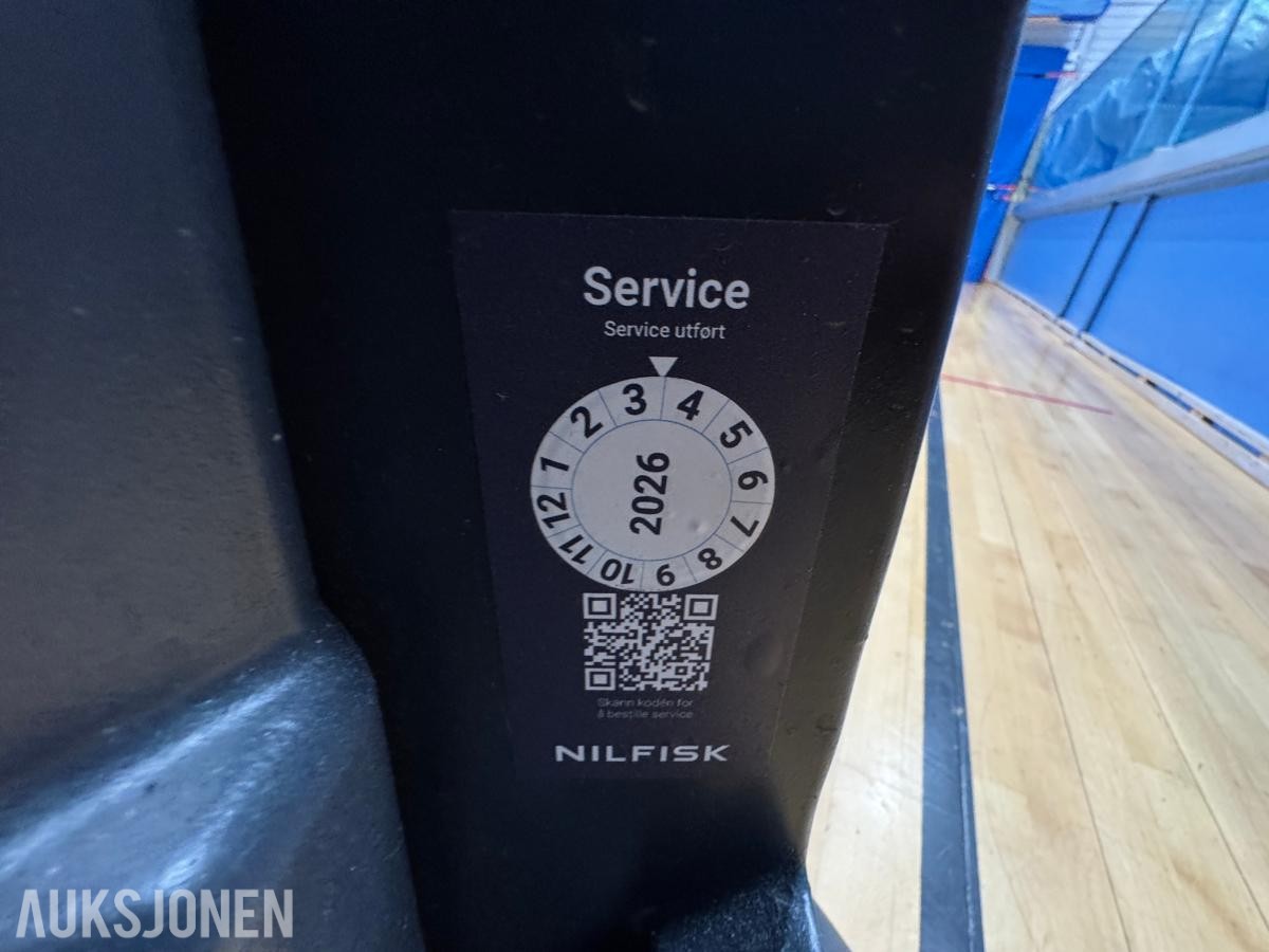 2015 Nilfisk SC1500 ecoflex stå-på gulvvaskemaskin / 112 timer