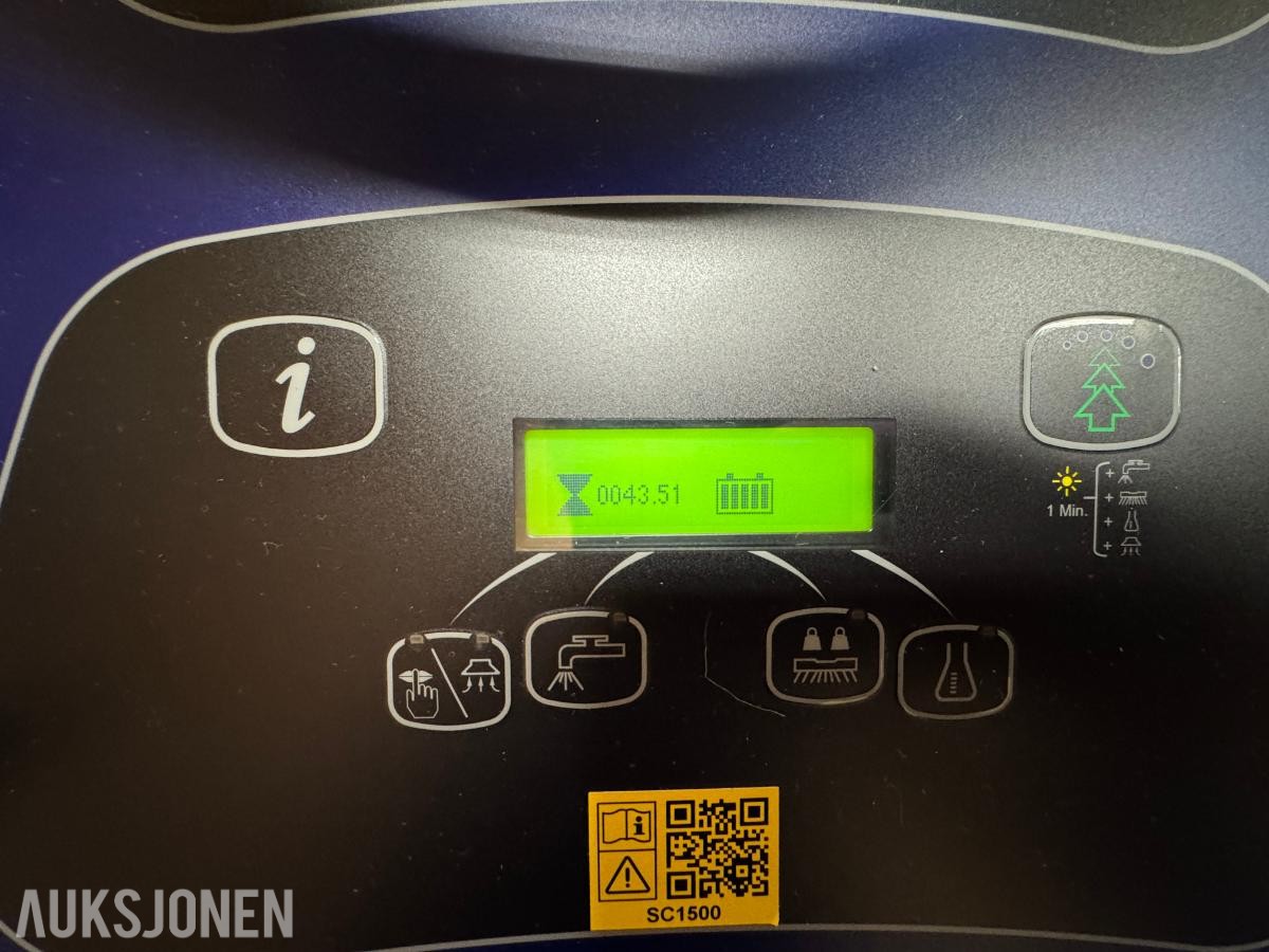 2017 Nilfisk SC1500 ecoflex stå-på gulvvaskemaskin / 43 timer