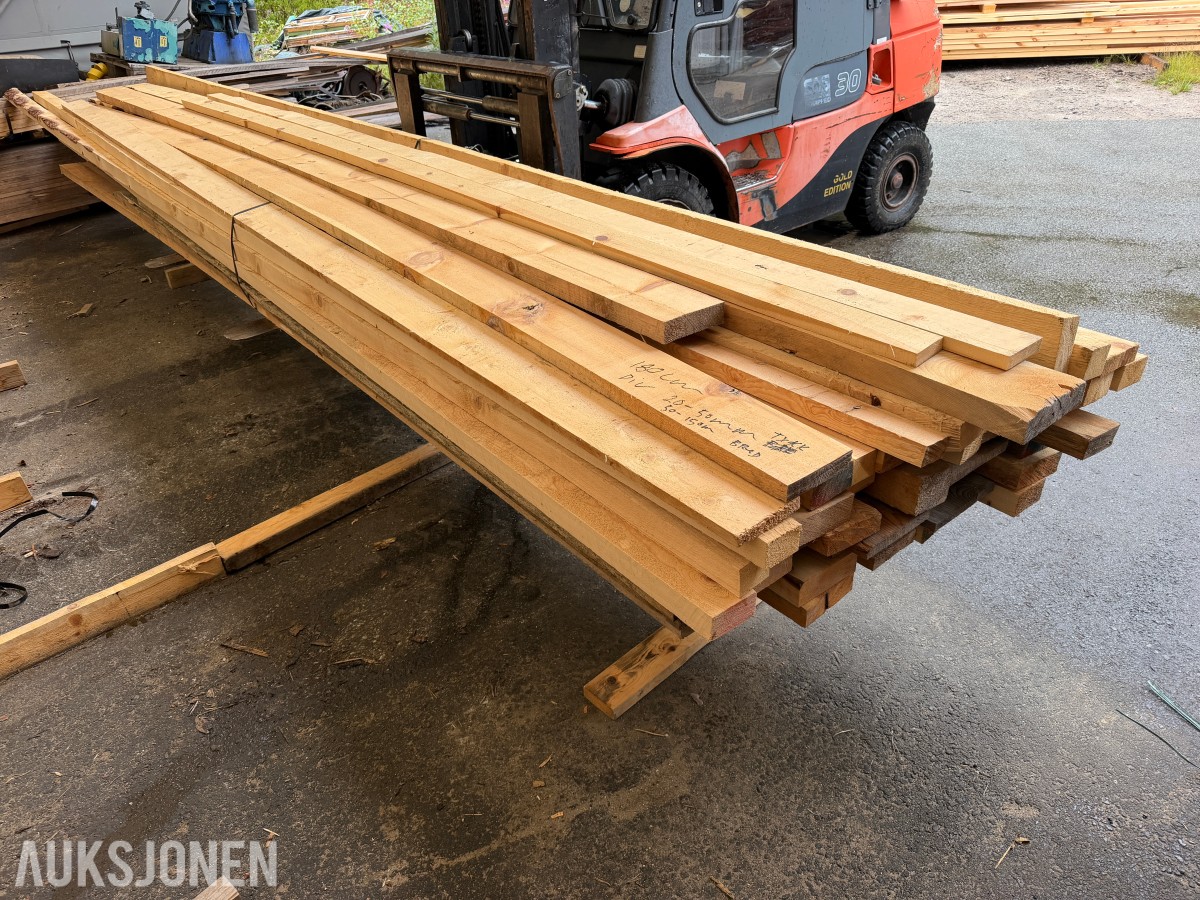 CA. 180 LM DIVERSE PLANK OVERSKUDDSPARTI - UBRUKT