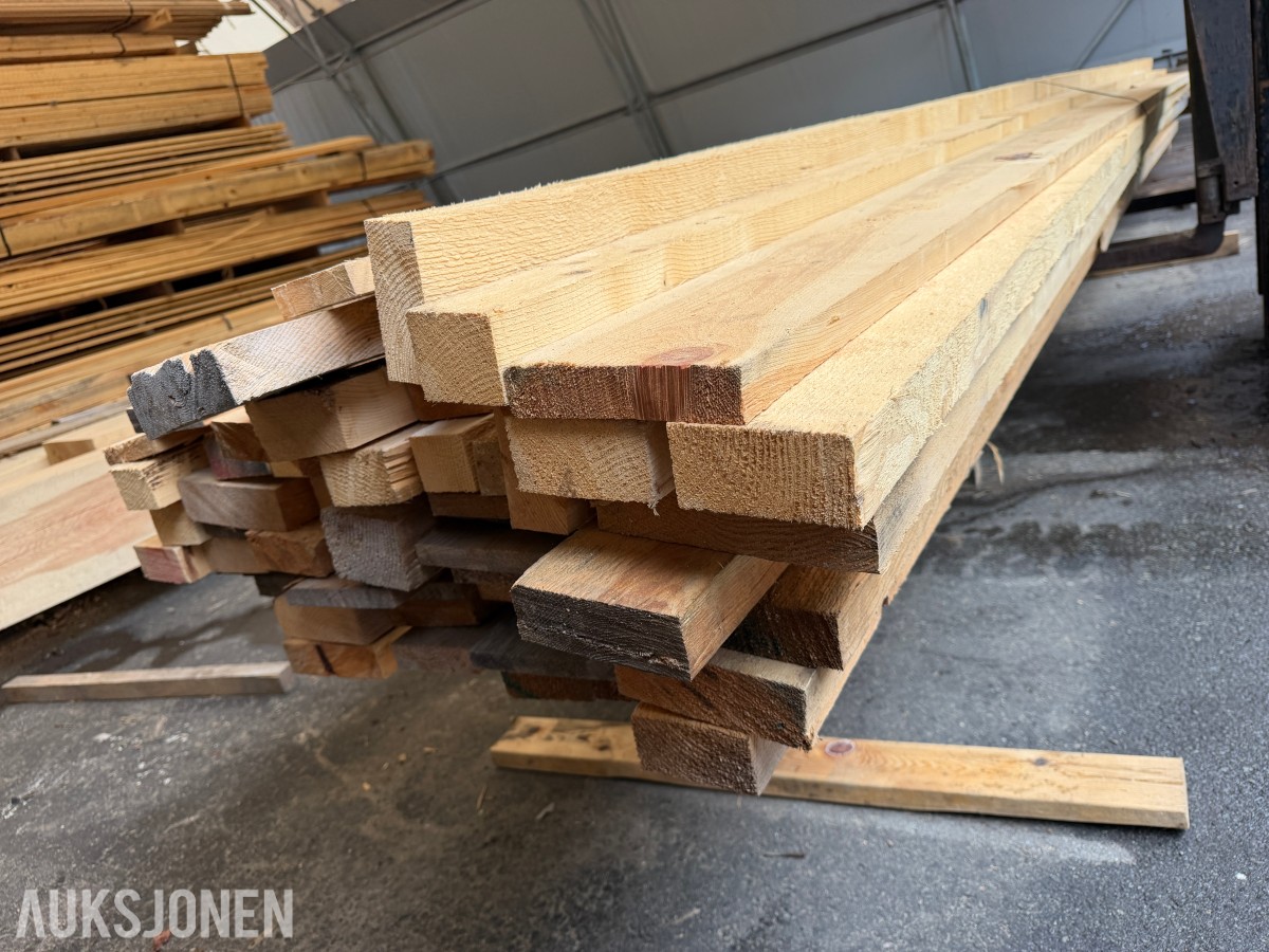 CA. 180 LM DIVERSE PLANK OVERSKUDDSPARTI - UBRUKT