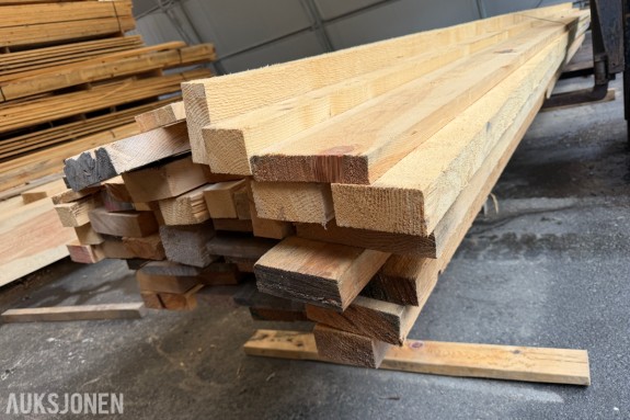 CA. 180 LM DIVERSE PLANK OVERSKUDDSPARTI - UBRUKT