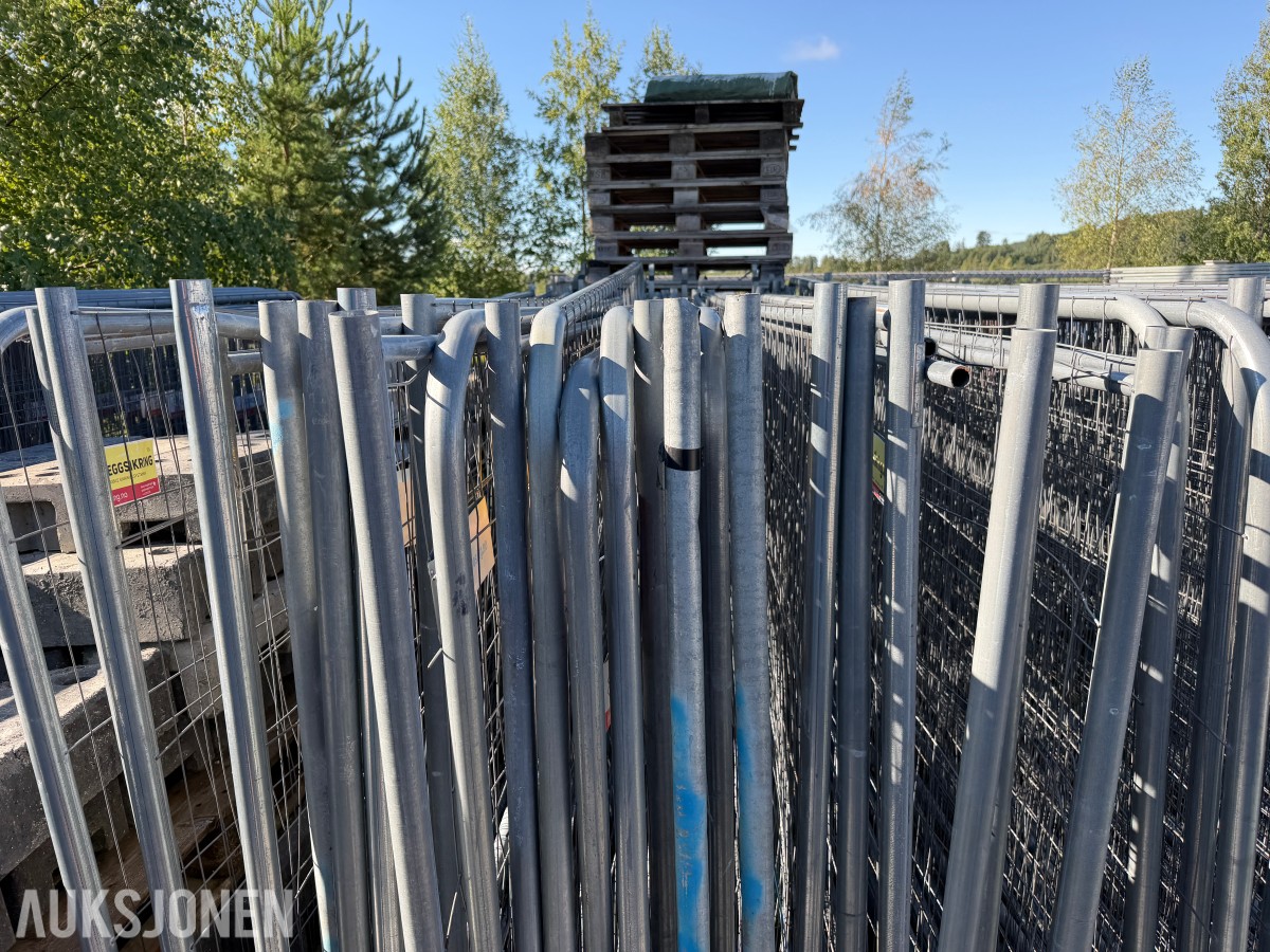 26 stk. Garda byggegjerder i stålramme