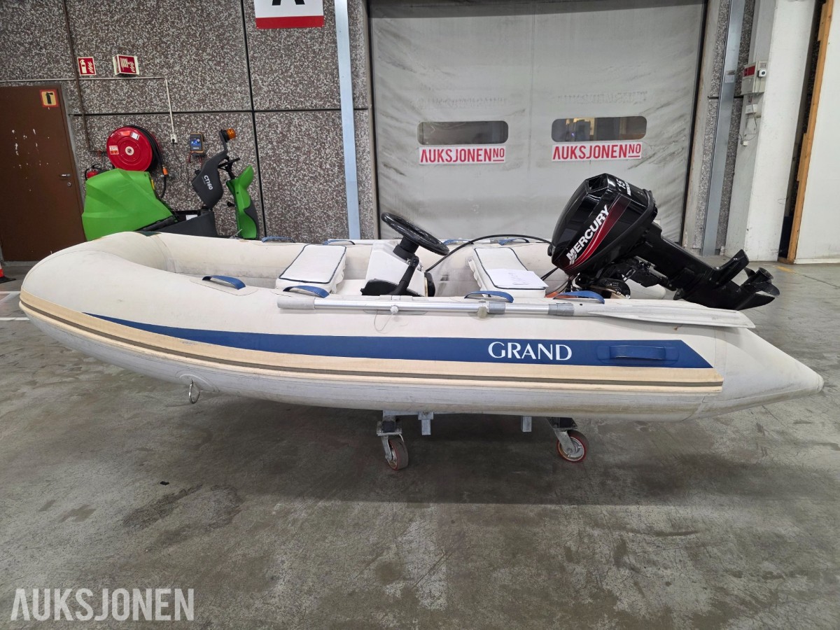 2007 Grand S300 RIB m/Mercury 15HK El.start