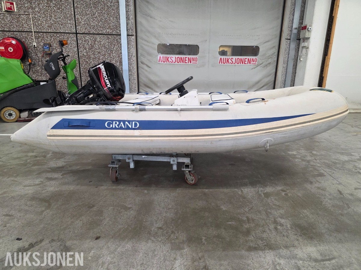2007 Grand S300 RIB m/Mercury 15HK El.start