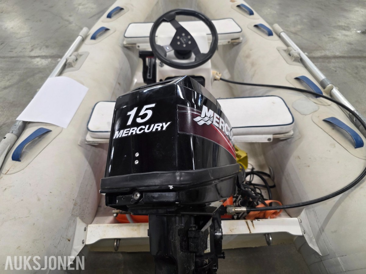 2007 Grand S300 RIB m/Mercury 15HK El.start