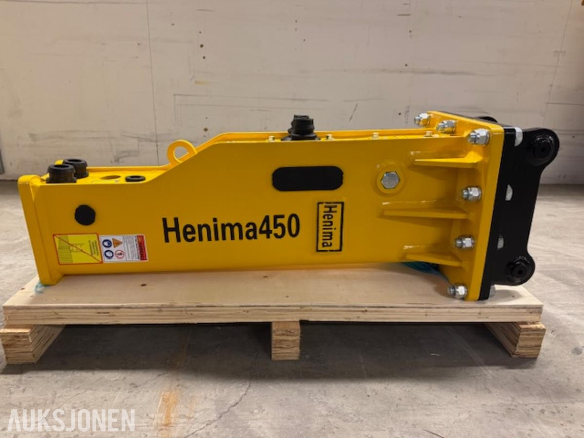 NY HENIMA 450 PIGGHAMMER TIL 1,2-3 TONNS GRAVEMASKIN S30 M/GARANTI
