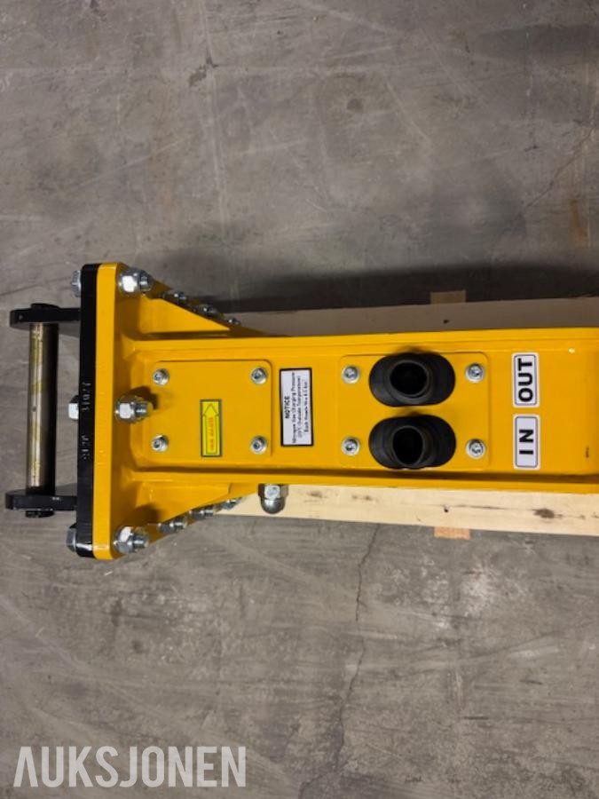 NY HENIMA 450 PIGGHAMMER TIL 1,2-3 TONNS GRAVEMASKIN S30 M/GARANTI