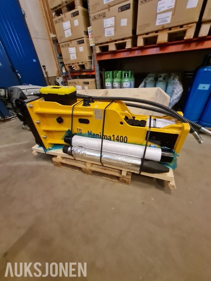NY HENIMA 1400 PIGGHAMMER TIL 18-26 TONNS GRAVEMASKIN S70 M/GARANTI
