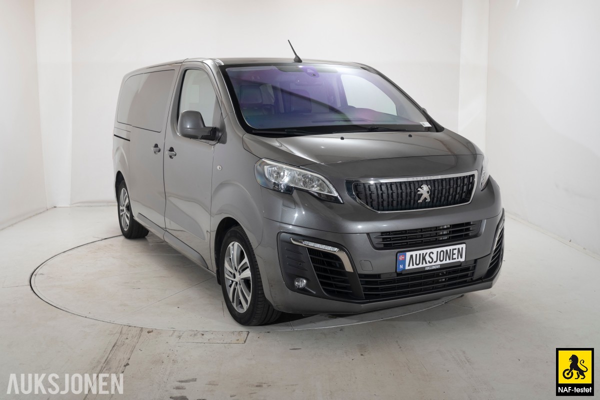 2017 Peugeot TRAVELLER 116HK HDI 9-SETER HENGERFESTE ADAPTIV CRUISE KAMERA KUNSTSKINN