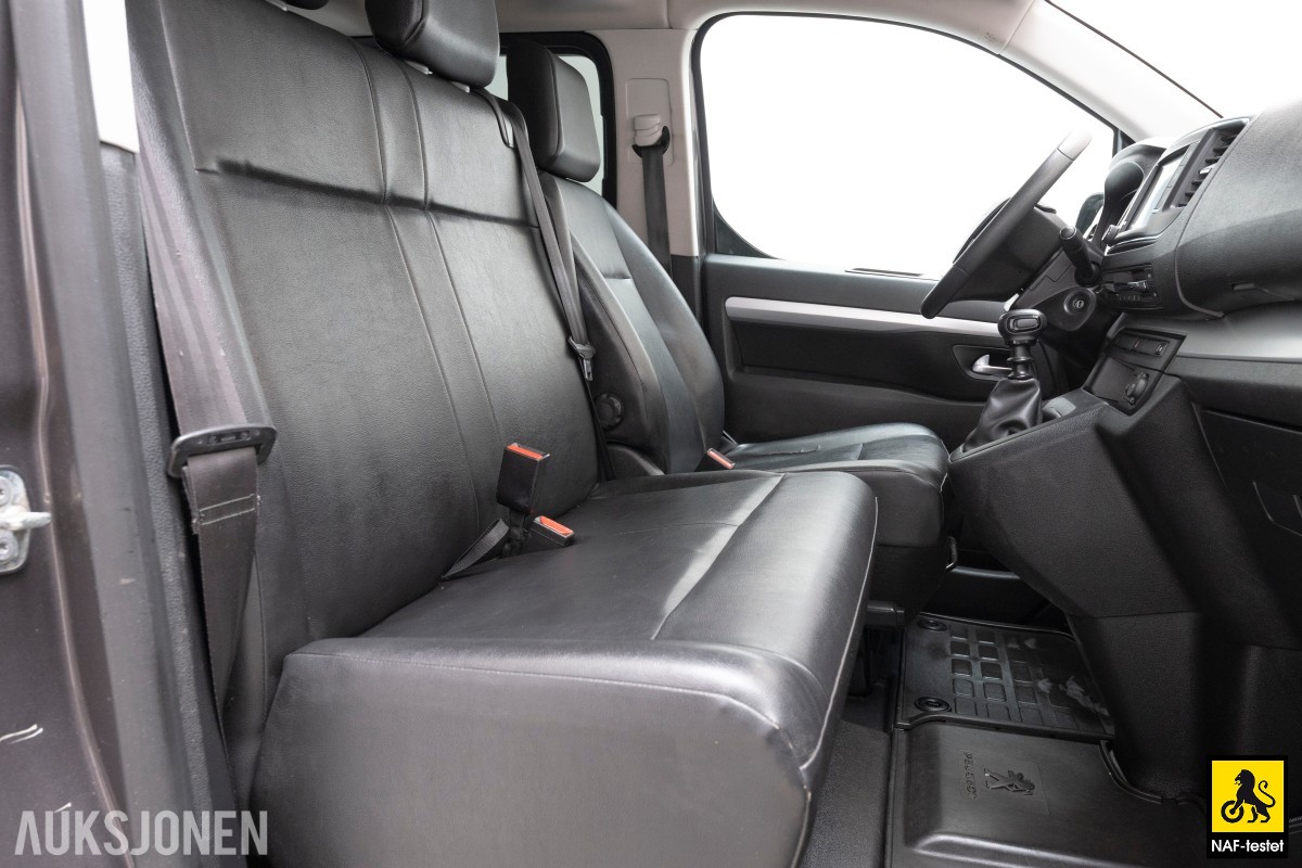2017 Peugeot TRAVELLER 116HK HDI 9-SETER HENGERFESTE ADAPTIV CRUISE KAMERA KUNSTSKINN