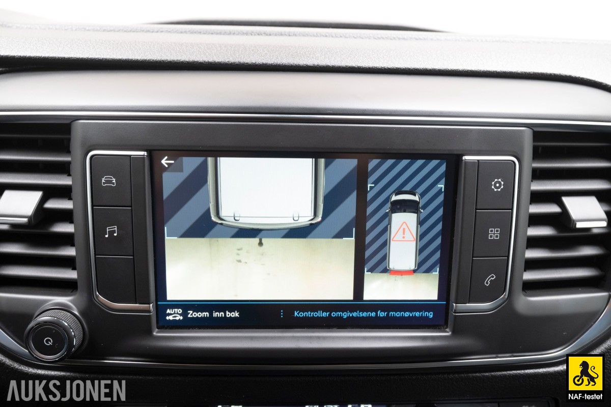 2017 Peugeot TRAVELLER 116HK HDI 9-SETER HENGERFESTE ADAPTIV CRUISE KAMERA KUNSTSKINN