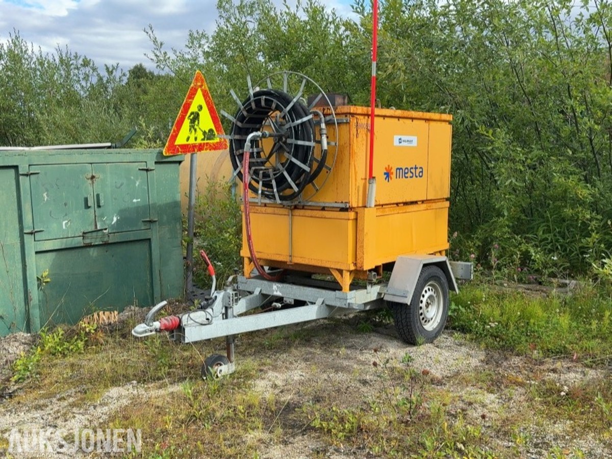 Bini dampkjele / steamkjele på tilhenger