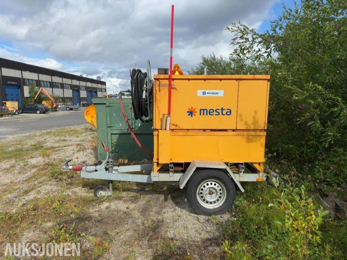 Bini dampkjele / steamkjele på tilhenger